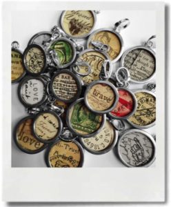 Use postcards to create unique, memorable jewelry.