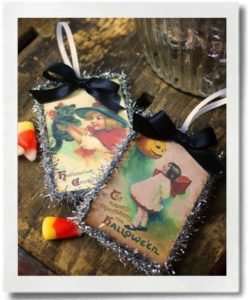 There are postcards for every occasion! Turn some into heirloom ornaments.