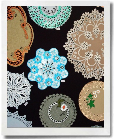 These aren't your mother's doilies!