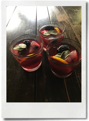 My sister not only enjoyed this cocktail, she enjoyed three!